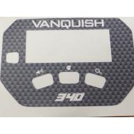 A MINELAB Vanquish 340 Keypad sticker in Grey Carbon