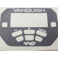 A MINELAB Vanquish 440 Keypad sticker in Grey Carbon