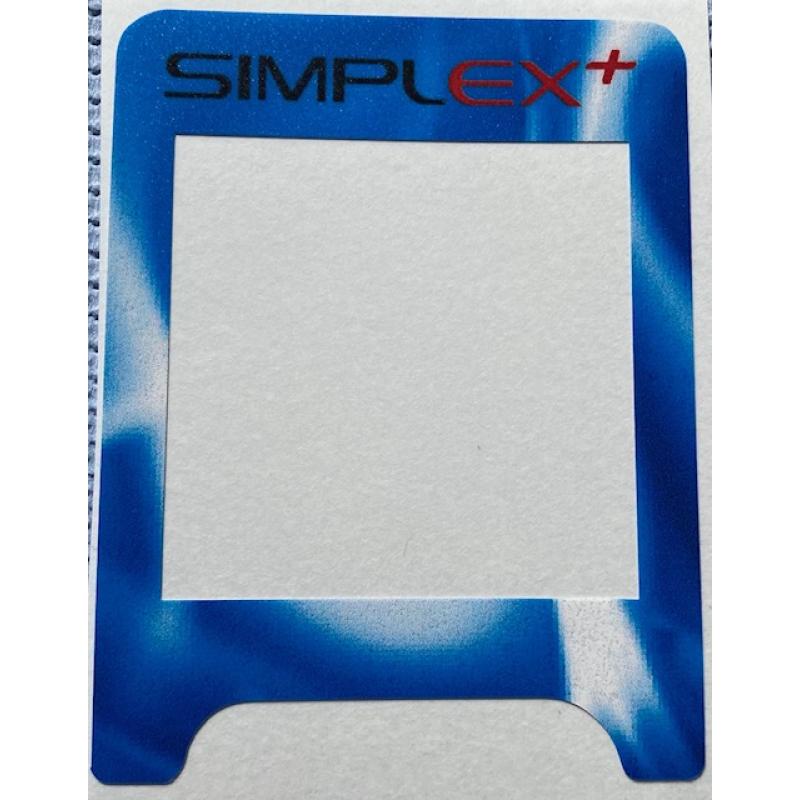 A SIMPLEX VINYL CONTROL BOX COVER IN BLUE