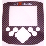 A Minelab CTX Control box / Keypad sticker in Camo Grey colour.