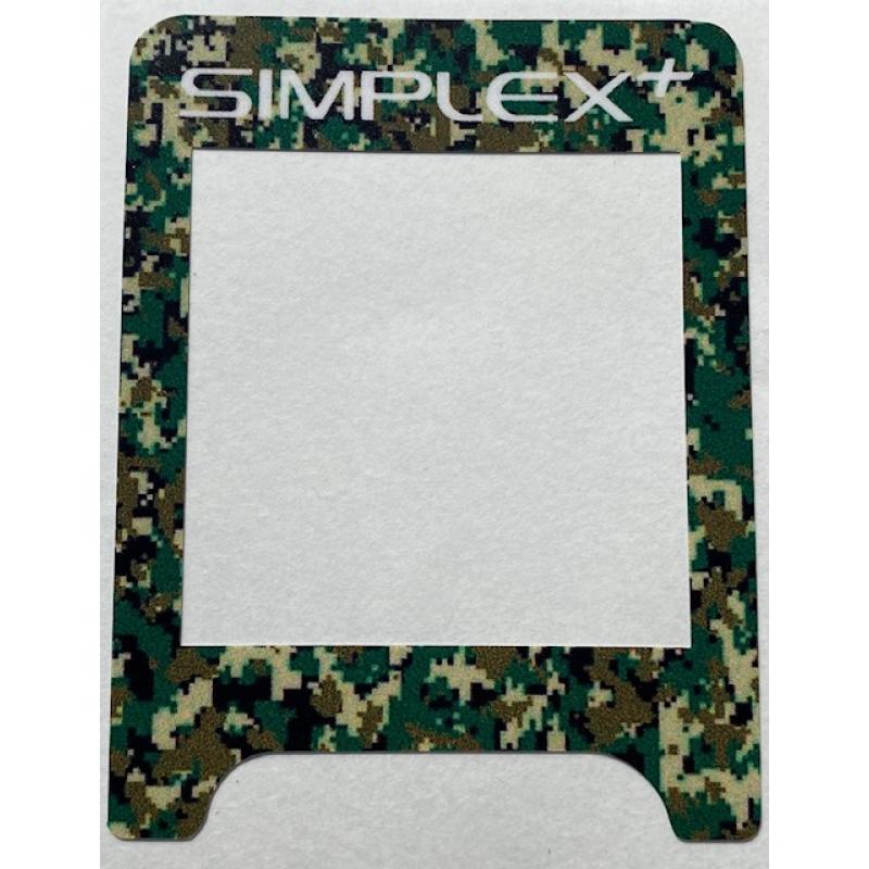 A SIMPLEX VINYL CONTROL BOX COVER IN GREEN CAMO