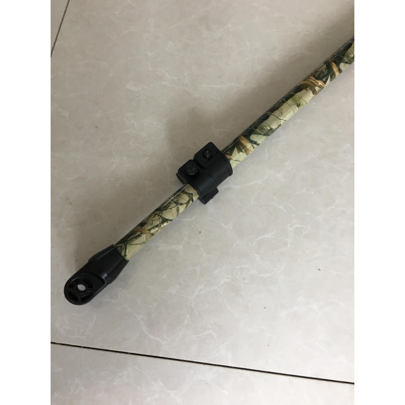 New Woodland Camo 2 Piece TELE-KNOX Telescopic Carbon Fibre shaft for Minelab Equinox 600/800