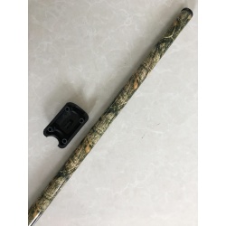 3 Piece Tele-Knox Woodland Camo Carbon Fibre Telescopic Shaft for Minelab Equinox Metal Detectors