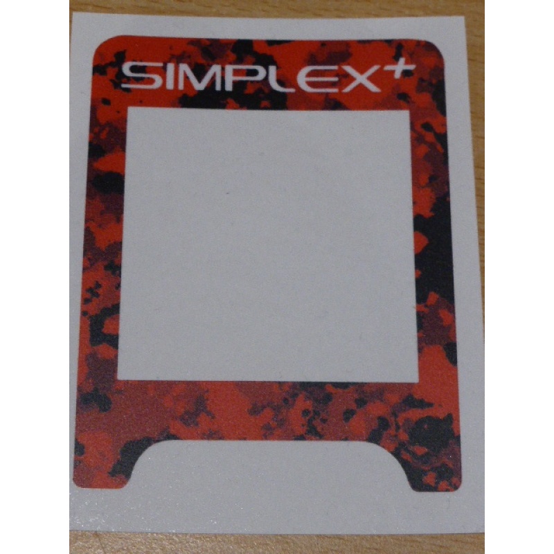 A SIMPLEX VINYL CONTROL BOX COVER IN RED CAMO