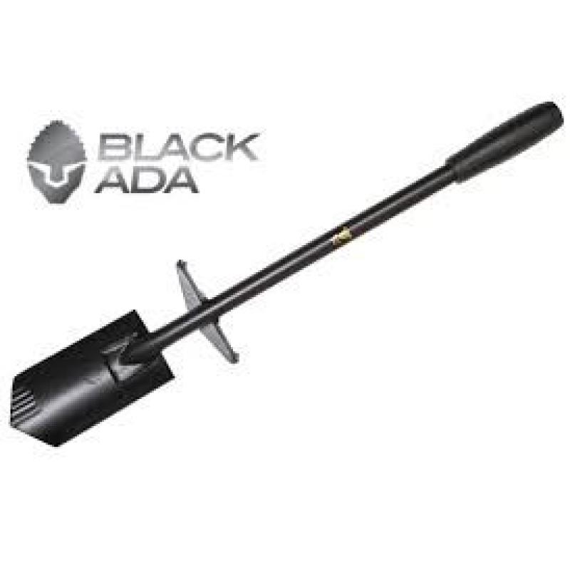 Black Ada Invader Metal Detecting Spade - Black Metal Finish